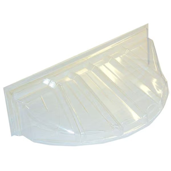 Polyethylene Bubble Window Well Cover 42 x 15 in Lightweight Reversible Clear