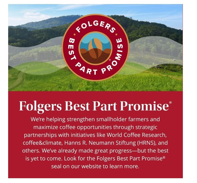 Folgers Simply Smooth Decaf Ground Coffee, 23 oz Canister.