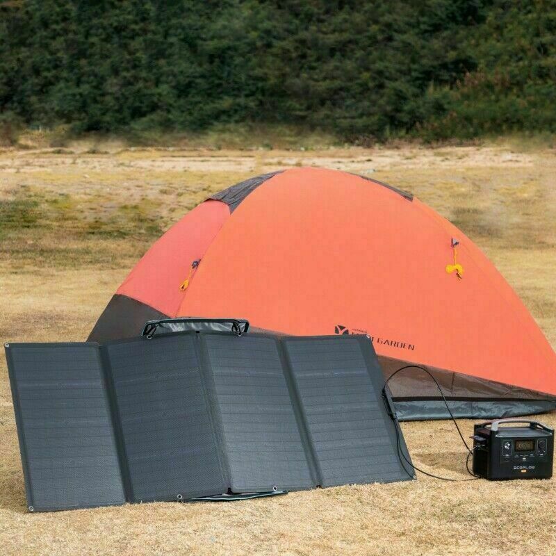 EcoFlow 160W Portable Solar Panel for Power Station for Camping RVs Refurbished