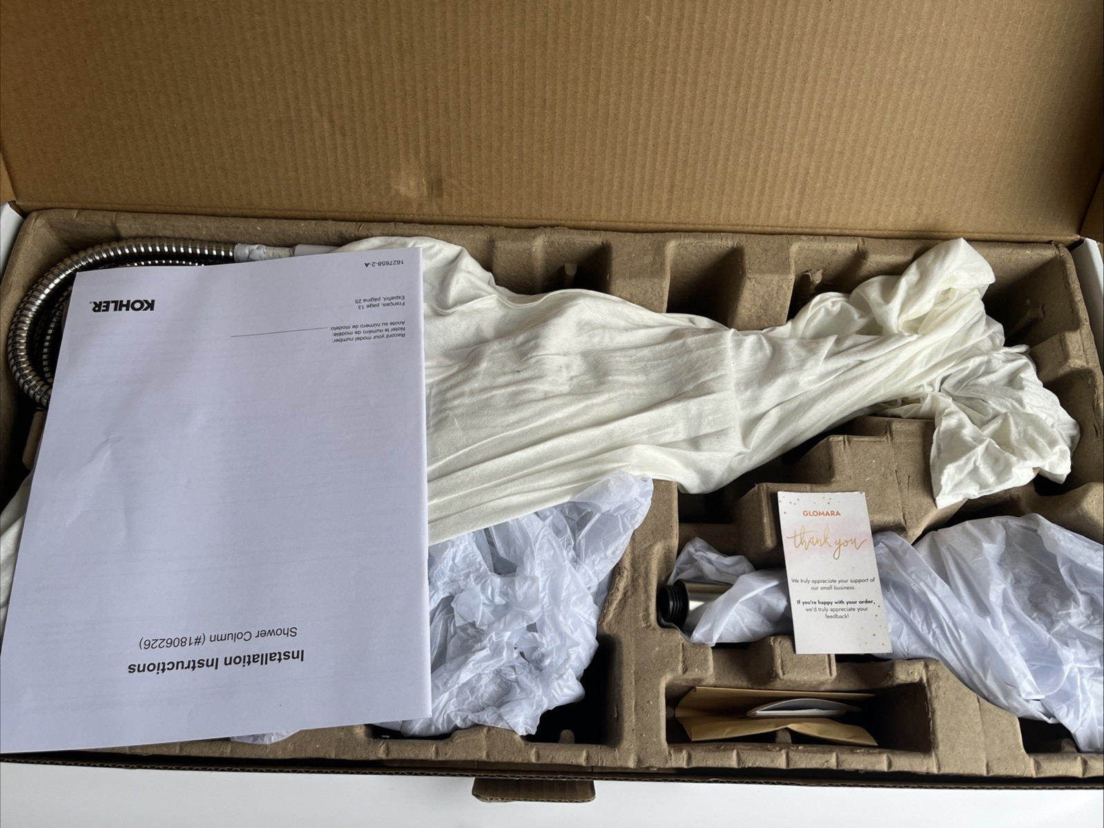 Kohler Hydrorail Shower System 3-in-1 Multi Function Complete Set Brushed Nickel