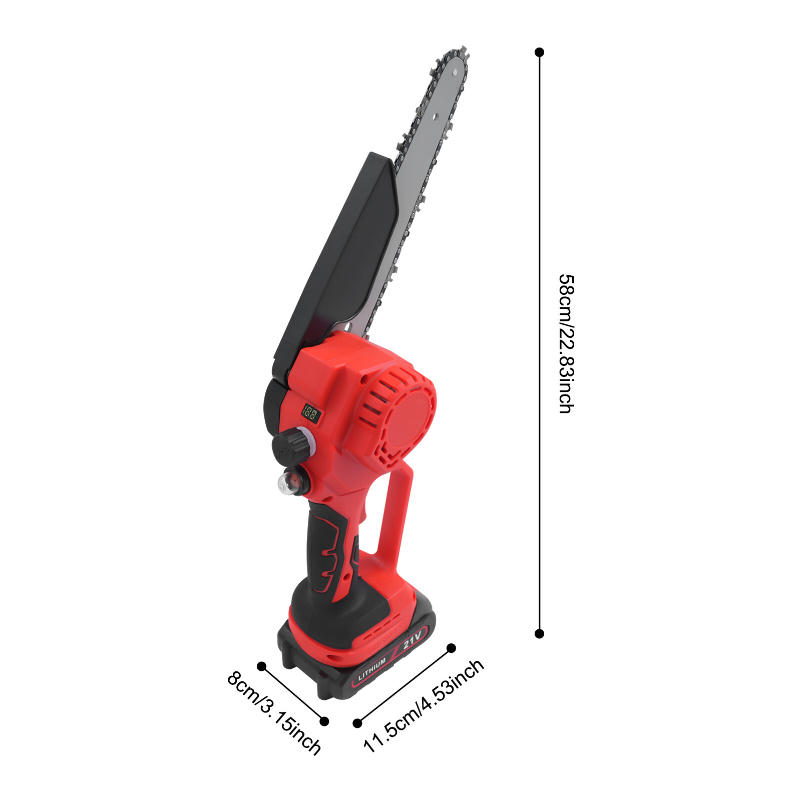 Electric Cordless Chain Saw Small Mini Handheld Chainsaw 1000W Battery Powered