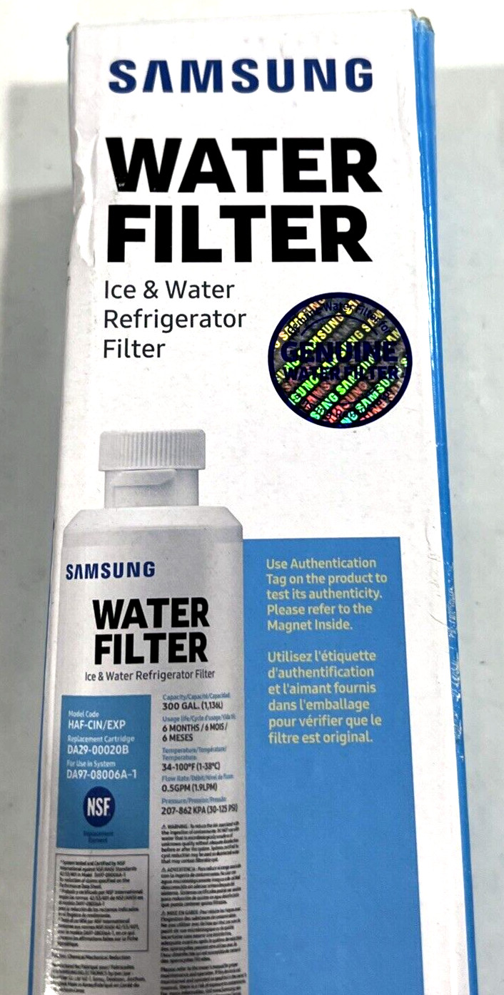 NEW Samsung DA29-00020B HAF-CIN/EXP Refrigerator Ice & Water Filter