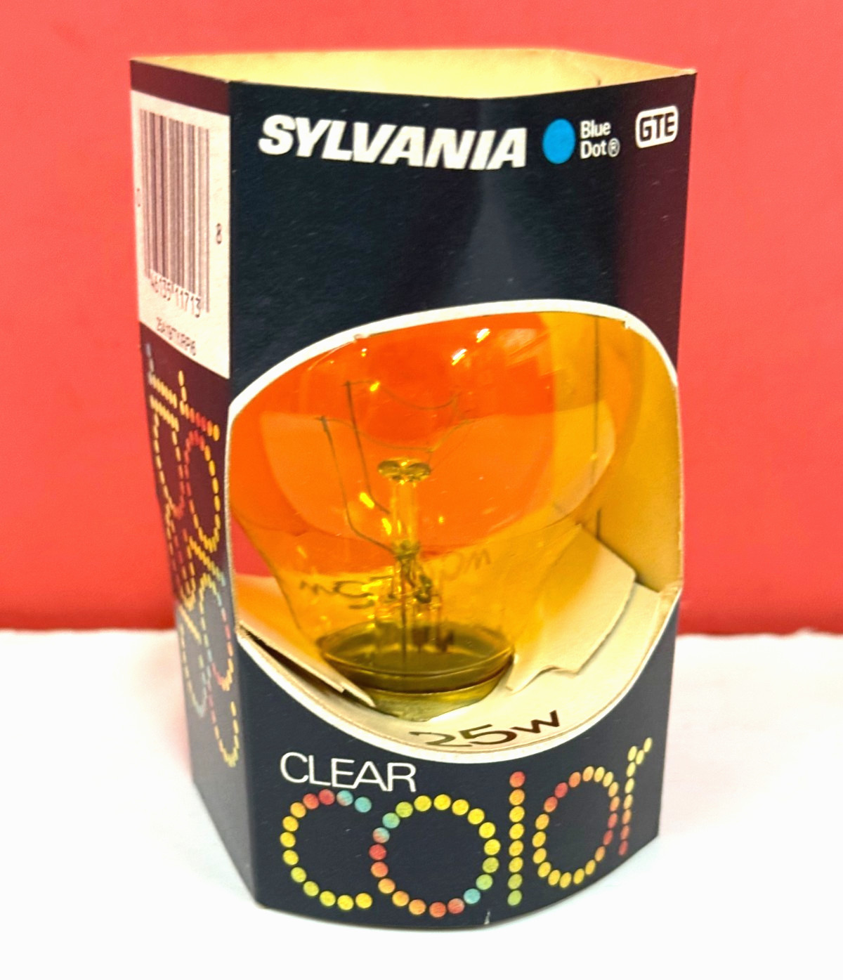25A19/TY 25W 125V E26 Glass YELLOW Transparent Party LIGHT BULB LAMP Dims 11713