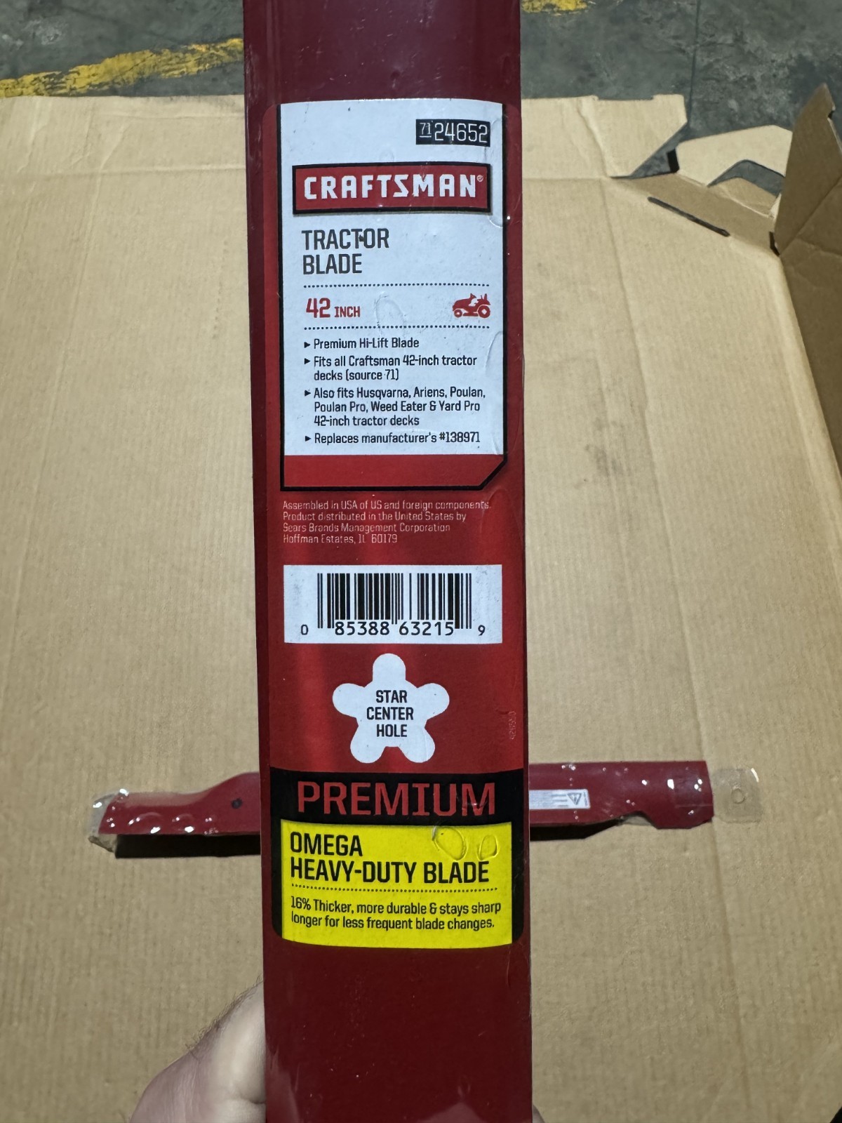 2 CRAFTSMAN 42″ LAWN MOWER BAGGING BLADES 138971 134149 532138971 HUSQVARNA POUL