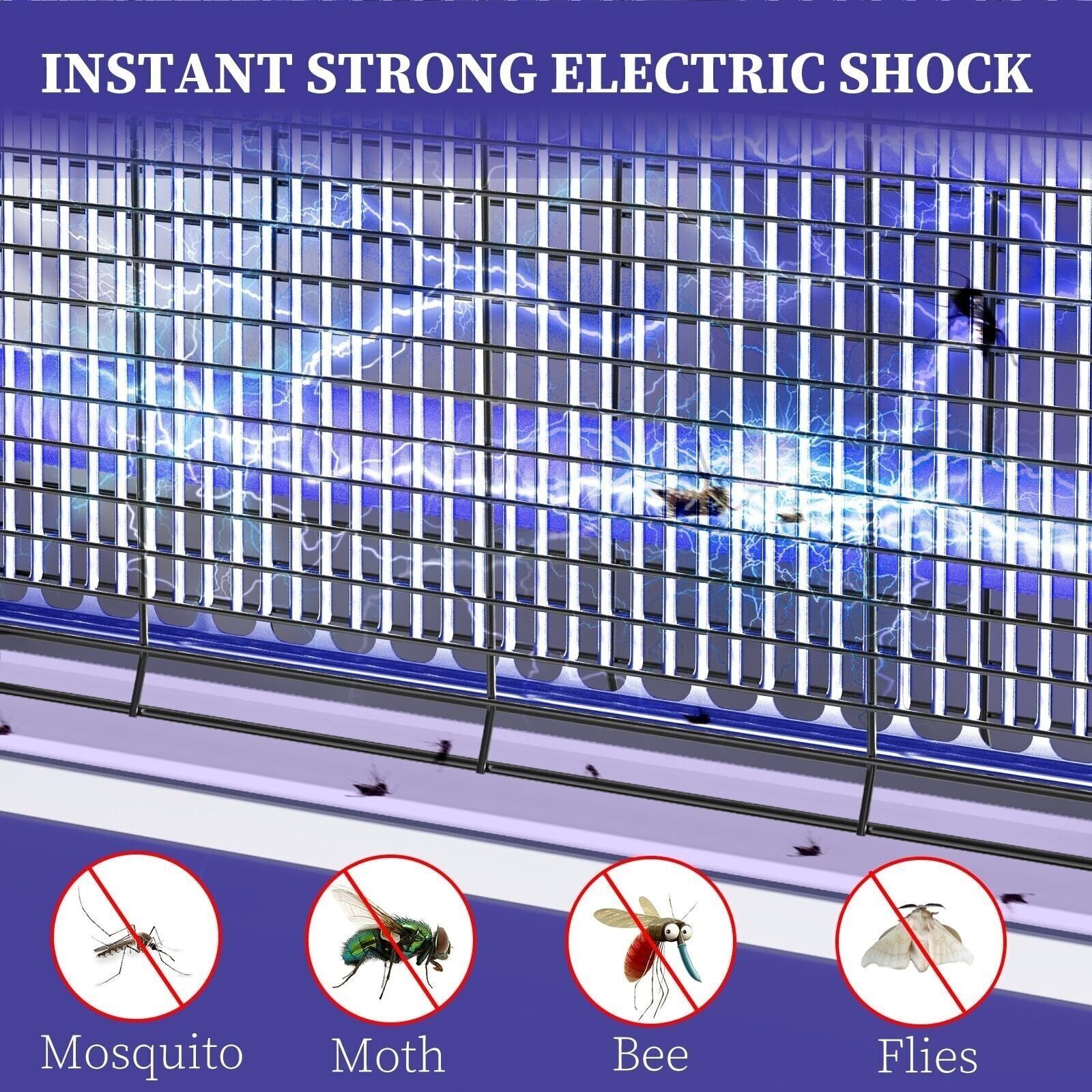 Bug Zapper 3200V Electronic Mosquito Zapper for Outdoor/ Indoor Waterproof New