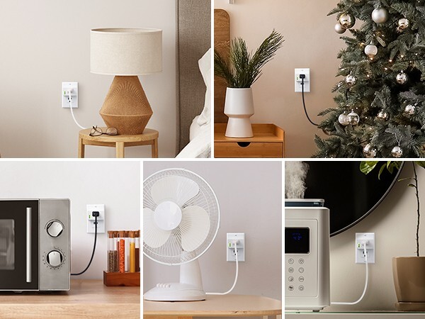 DEWENWILS Remote Control Outlet, Indoor Wireless Remote Outlet Switch 5 Outlets