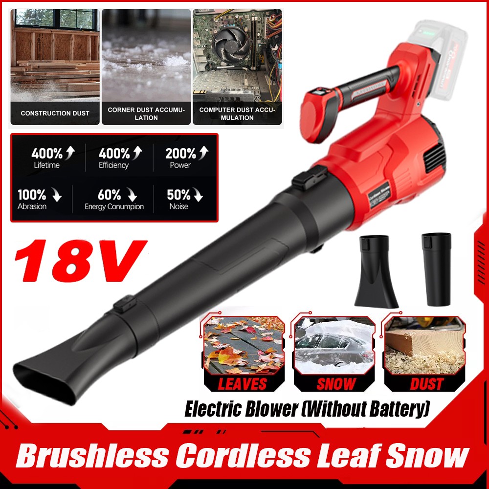 Cordless Leaf Blower for Milwaukee for m18 Battery Brushless Snow Blowing