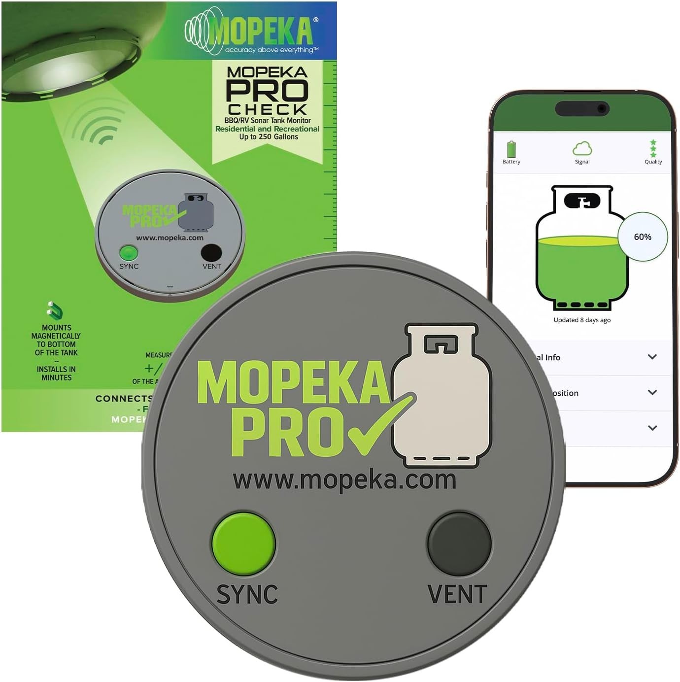 Remote Ready Propane Monitoring – Pro Check Sensor for Efficient BBQ Grilling