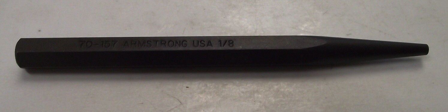 Armstrong 70-157G 1/8″ x 5/16″ x 4-1/2″ Starting Punch USA