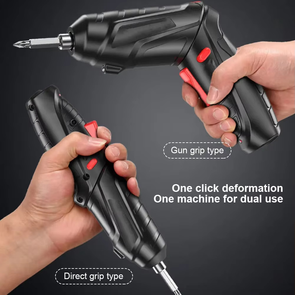 3.6V Electric Screwdriver Rechargeable Cordless Electric Drill Power Tool Set