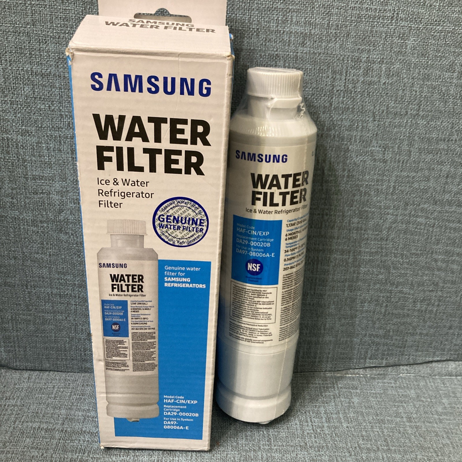 Genuine Samsung DA29-00020B HAF-CIN/EXP Refrigerator Water Filter