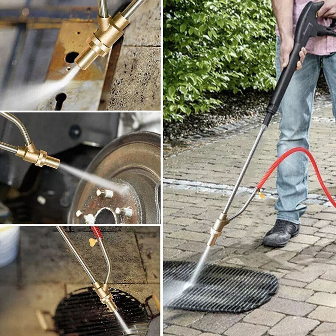 5000 PSI Sandblasting Kit for Pressure Washer Sand Blaster Attachment Power