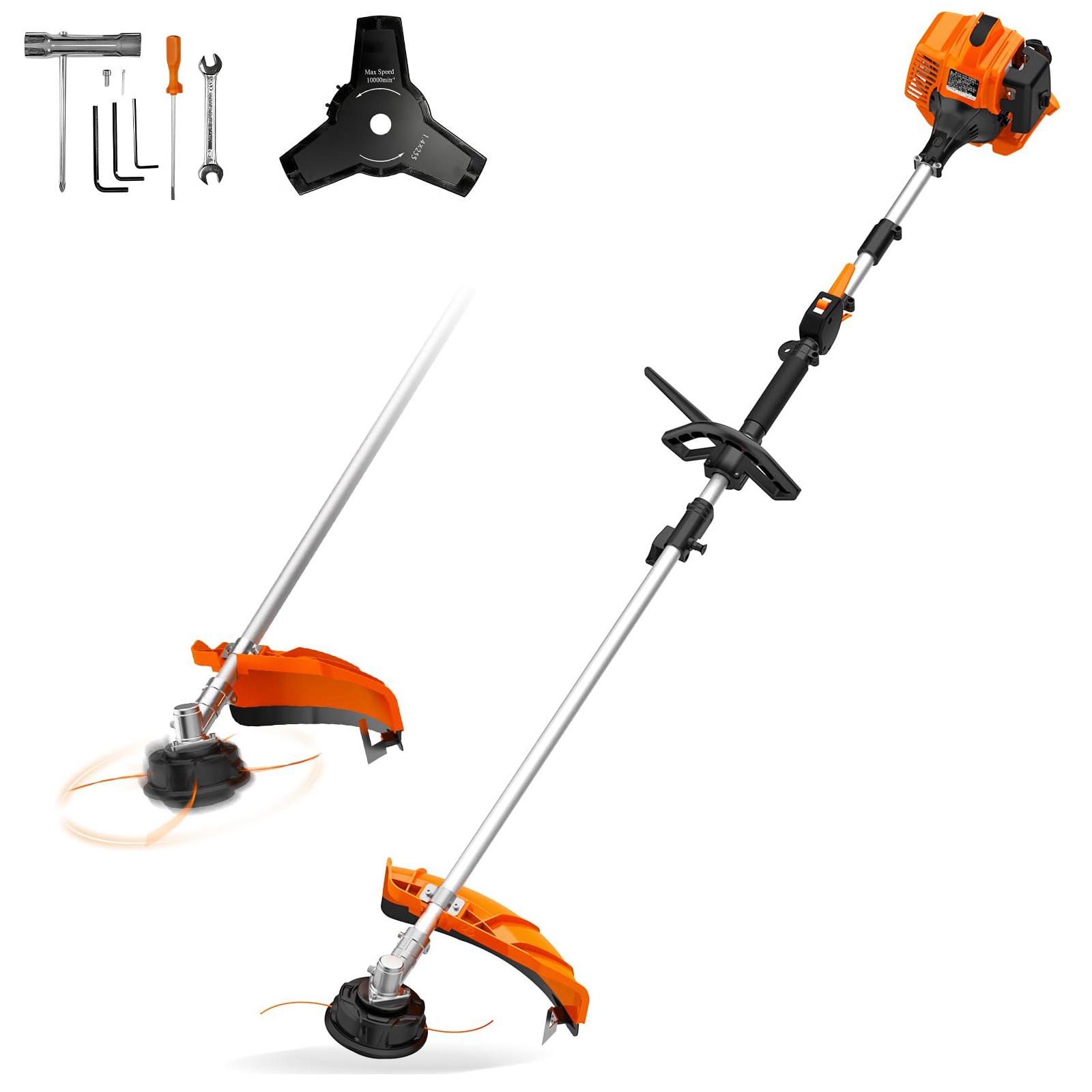 26cc 2-stroke Grass String Trimmer Lawn Mower Gas Trimmer WeedEater Powerful