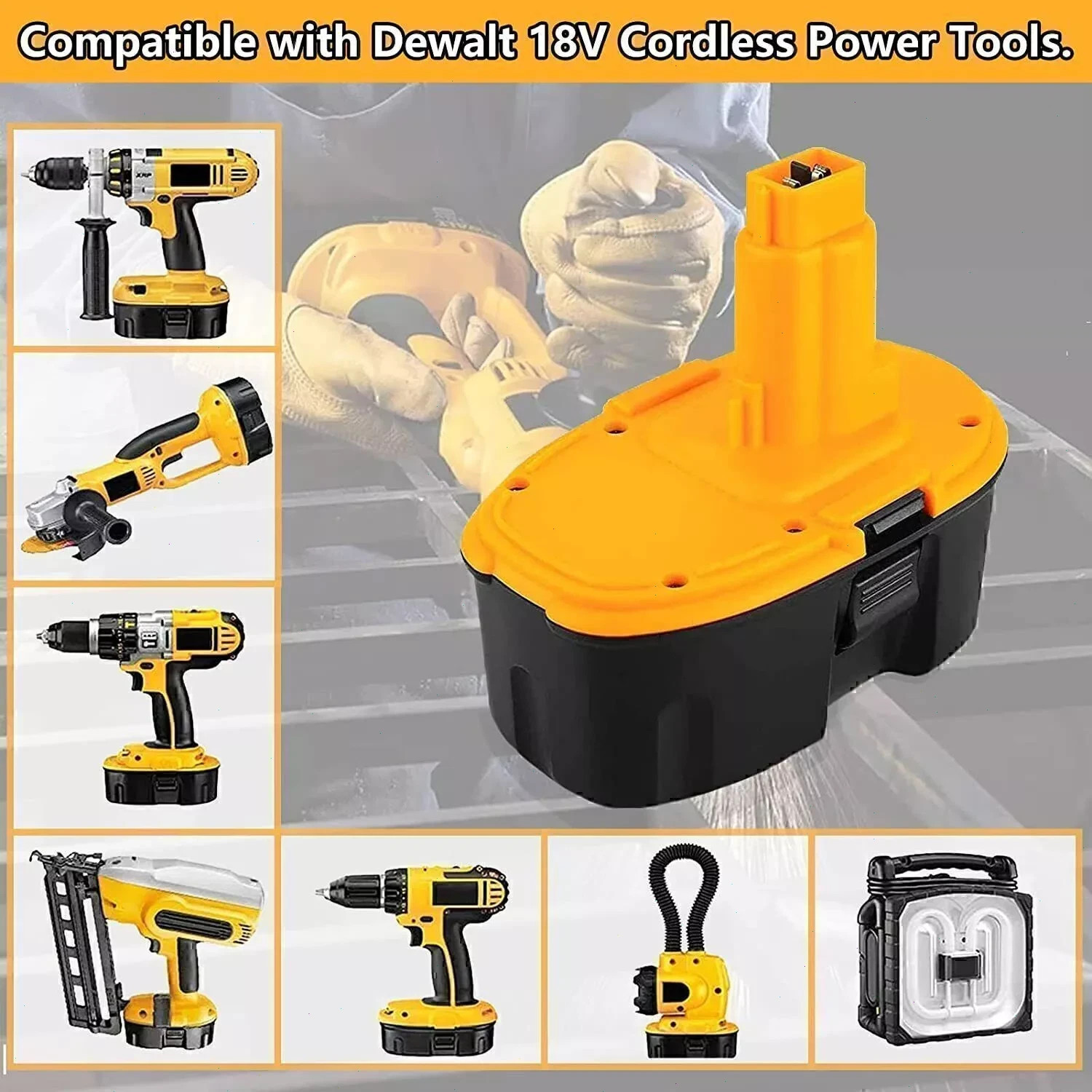 2PACK 18V For Dewalt 18 VOLT XRP Ni-MH 7.0Ah Battery DC9099 DC9096 DC9098 NEW