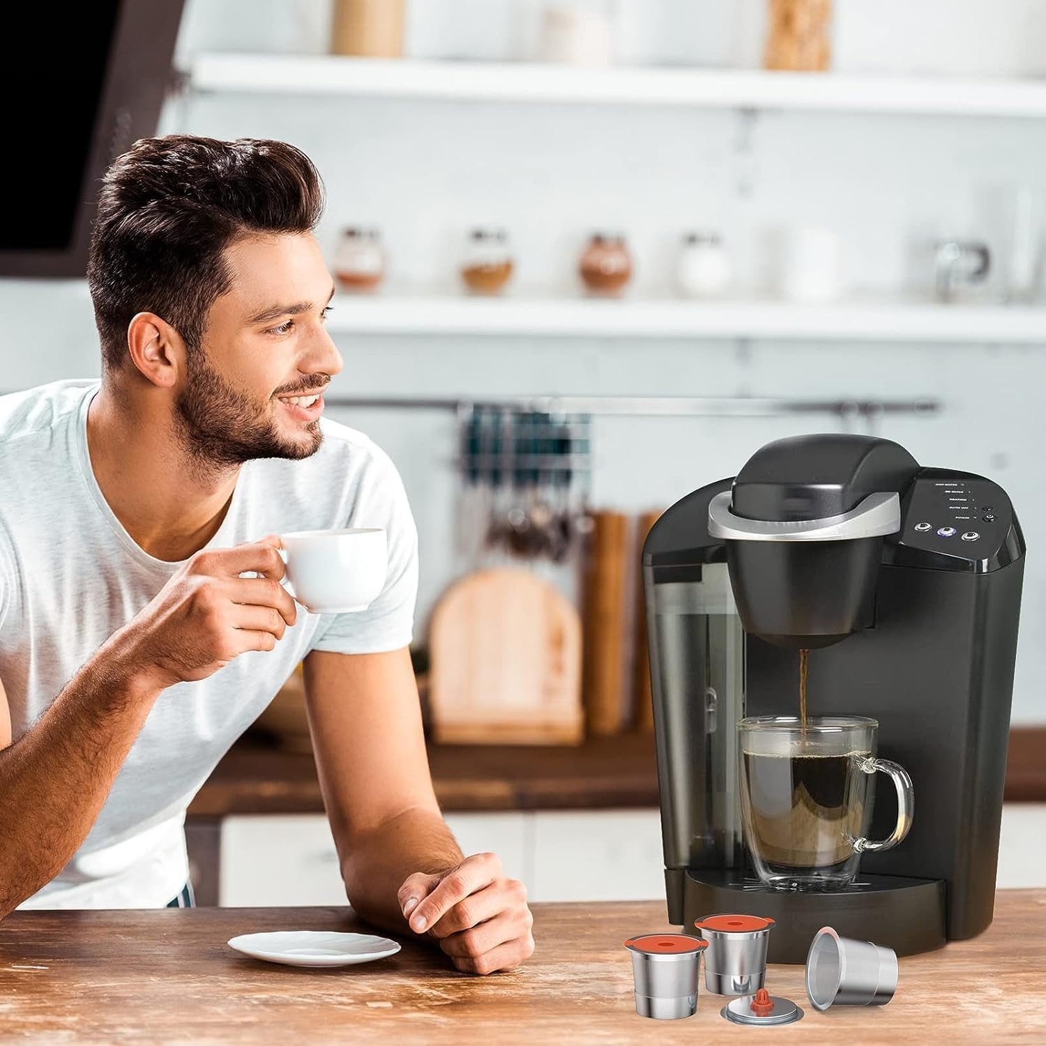 Easy-Clean Reusable K Cups for All Keurig Machines – Stainless Steel Quality