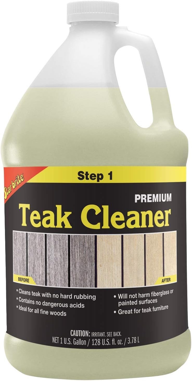 Teak Cleaner – Restore, Renew & Refresh Old Weathered Gray Teak Furniture & O…