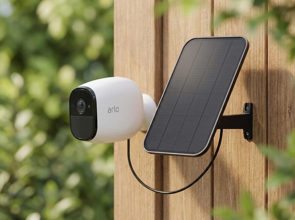 3.2W Solar Panel for Security Camera Compatible with Arlo Pro/Pro 2, Waterpro…