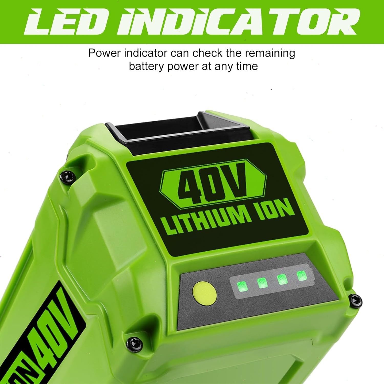 2Pack 40V 8.0Ah Battery / Charger For Greenworks 40 Volt Lithium Ion G-MAX 29482