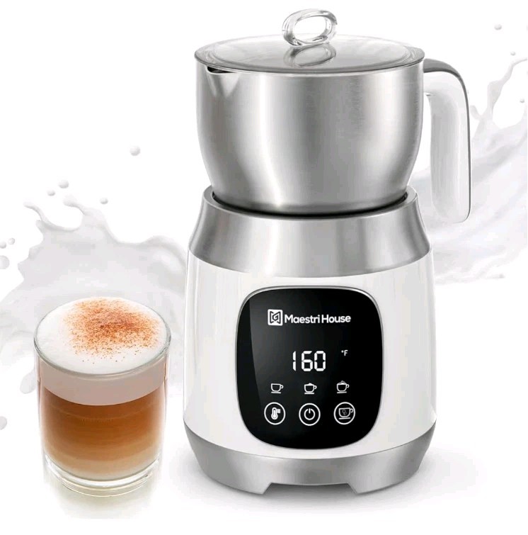 Maestri House Milk Frother, Variable Temp and Froth Thickness DualFro 600 Milk