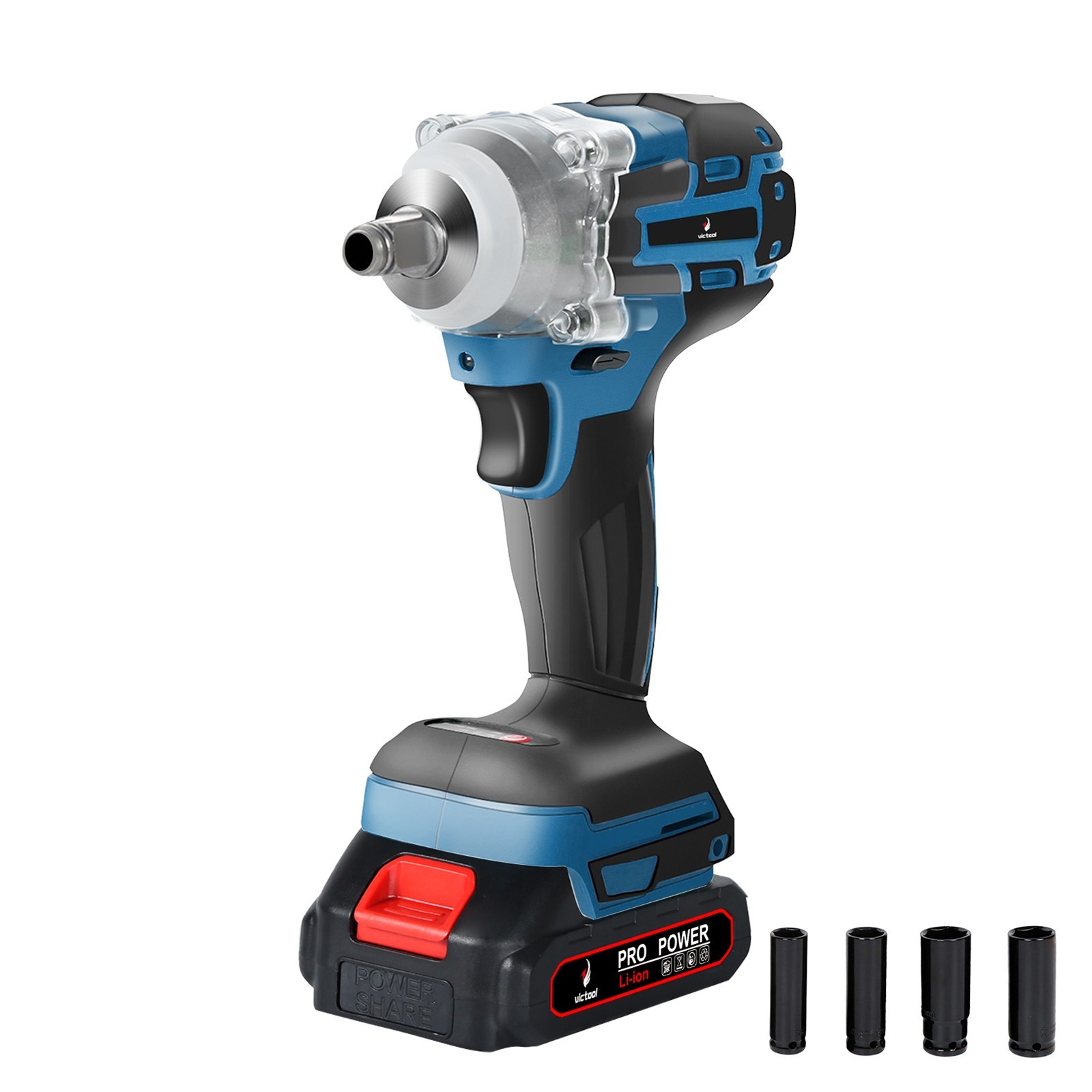 21V Brushless Impact Wrench Cordless Electric Screwdriver Rechargeable Drill Dr
