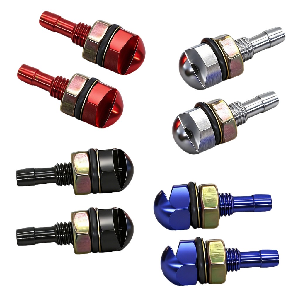 2Pack Universal Vehicle Aluminum Windshield Wiper Water Jet Spray Washer Nozzle