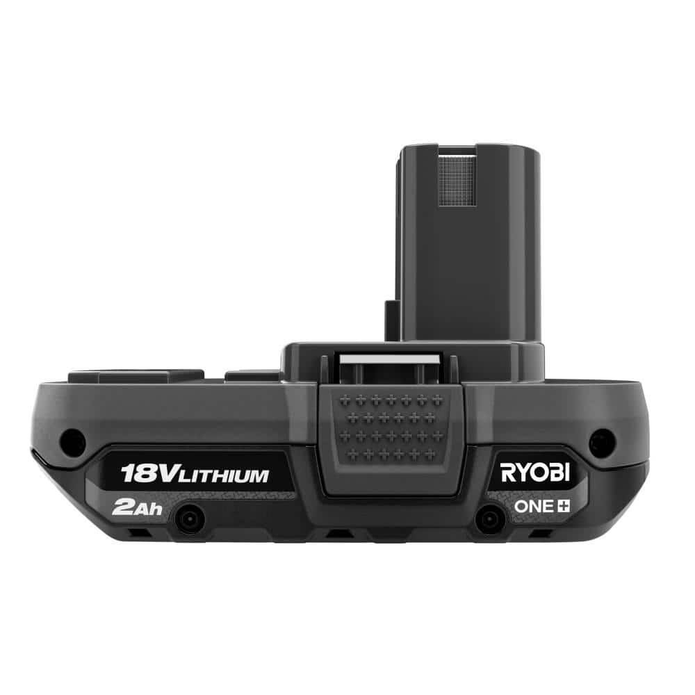 RYOBI 18V Lithium-Ion 2.0 Ah Compact Battery and Charger Starter Kit