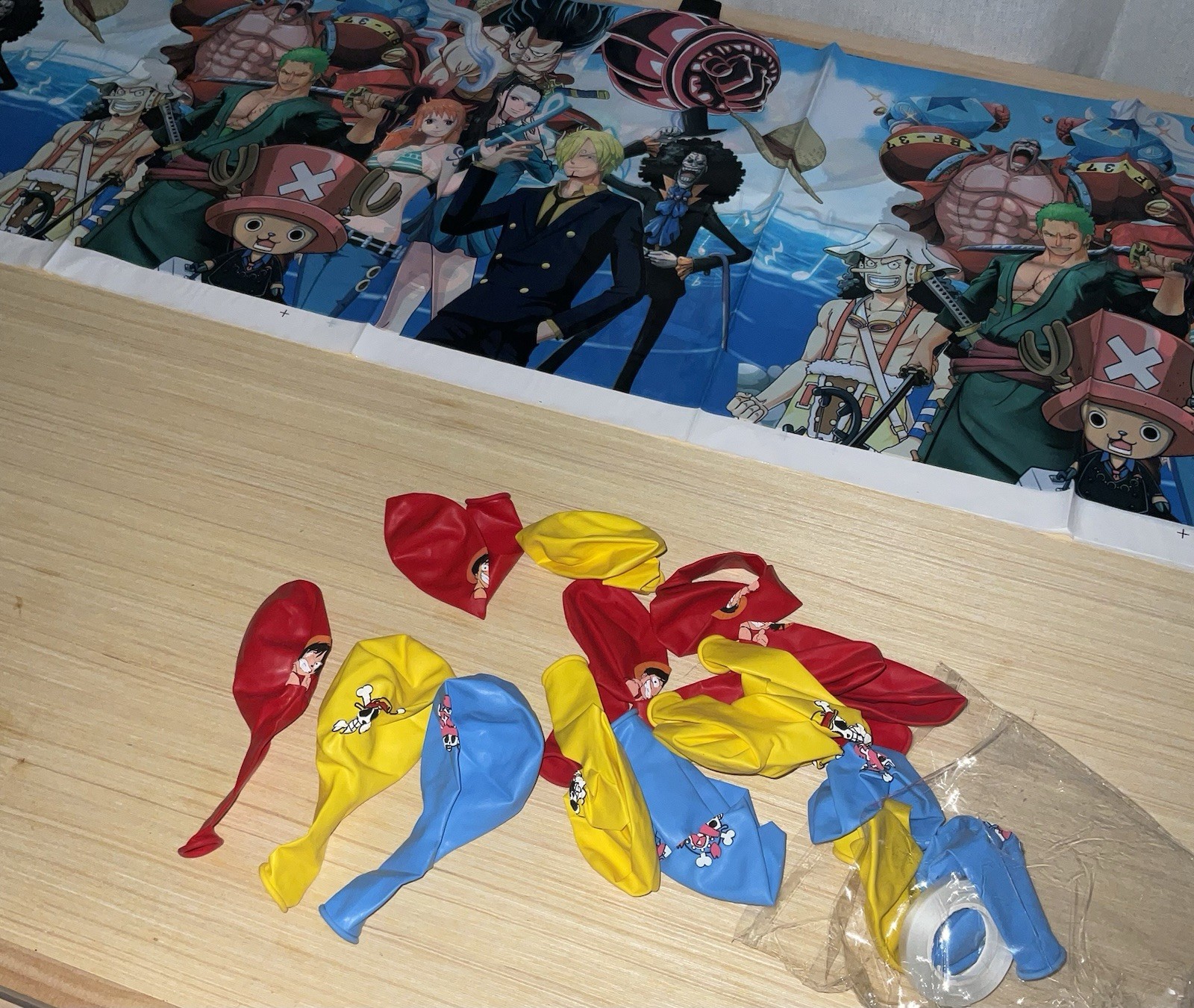 Anime “One Piece” Birthday Decorations – 190 PCS