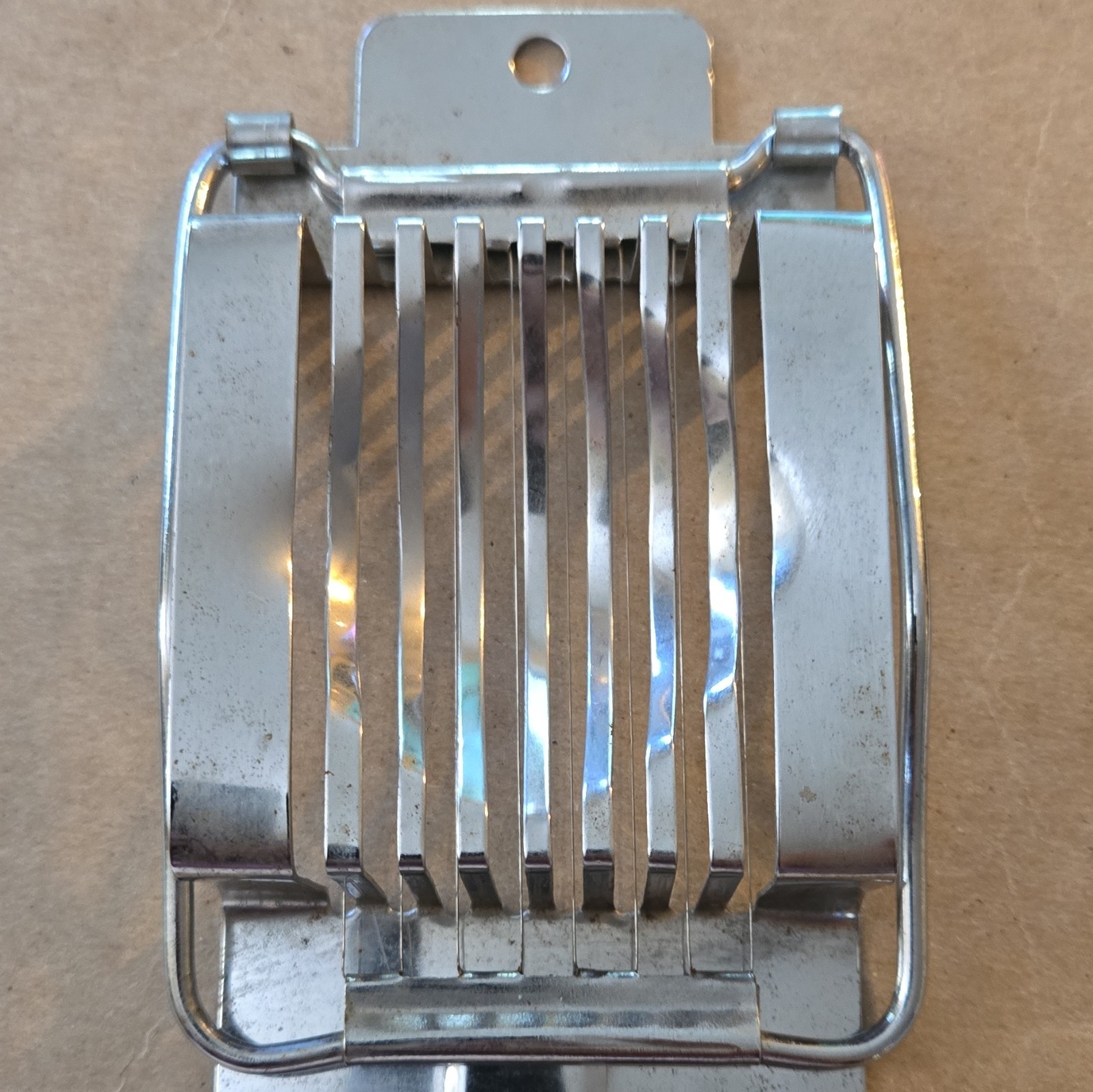 Metal Egg Slicer Manual Reusable Kitchen Cutter, Silver, Less Than 10 in