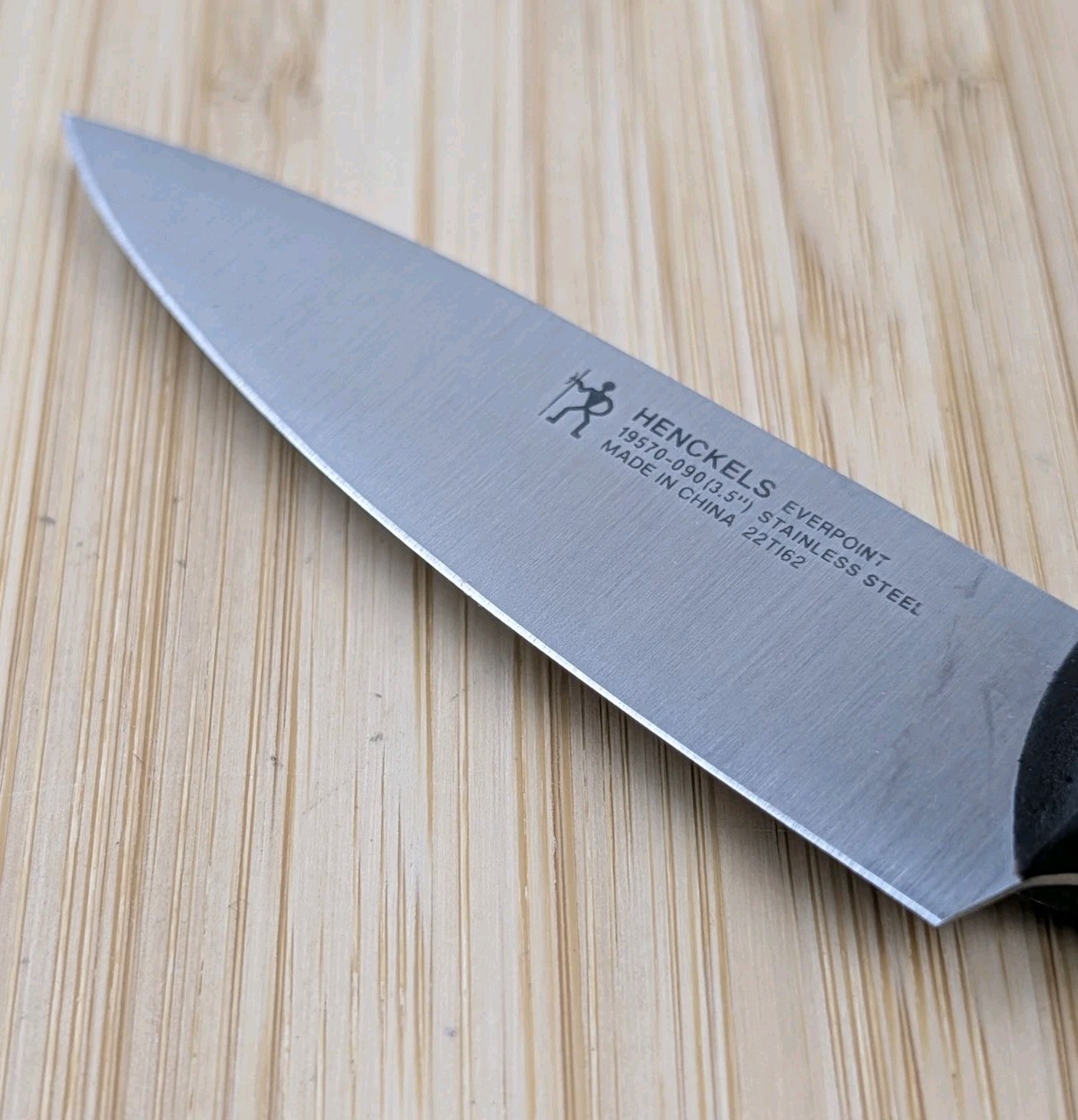 Henckels EVERPOINT 3.5in PARING Knife, Straight-Edge, Stainless Steel, 19570-090