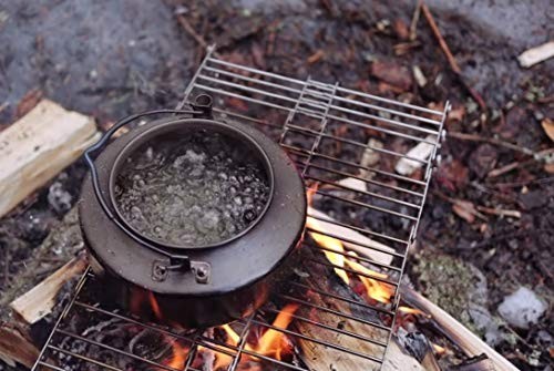 Stainless Steel Compact Portable Camping Grill Lightweight 1.7 lb 16×10 Inch