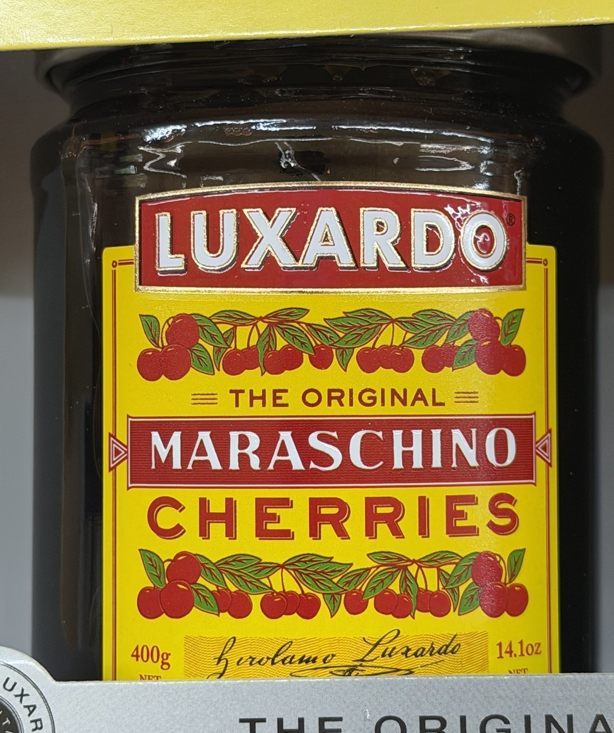 (2 PACK) Luxardo The Original Maraschino Cherries NET WT 14.1 oz (400g)