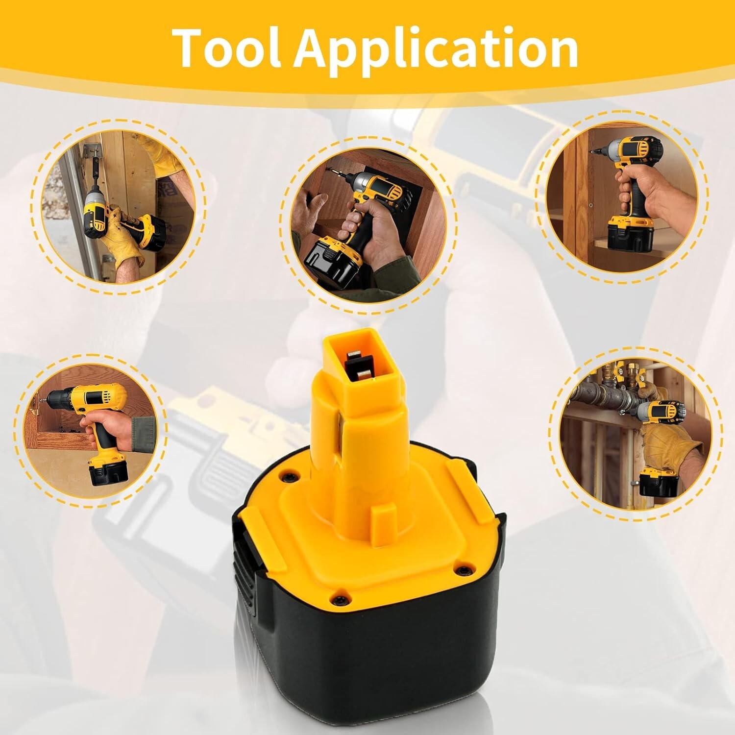 2Pack For DeWalt 9.6V 3.6Ah Battery DW9061 DE9036 DE9061 DE9062 DW926/Charger