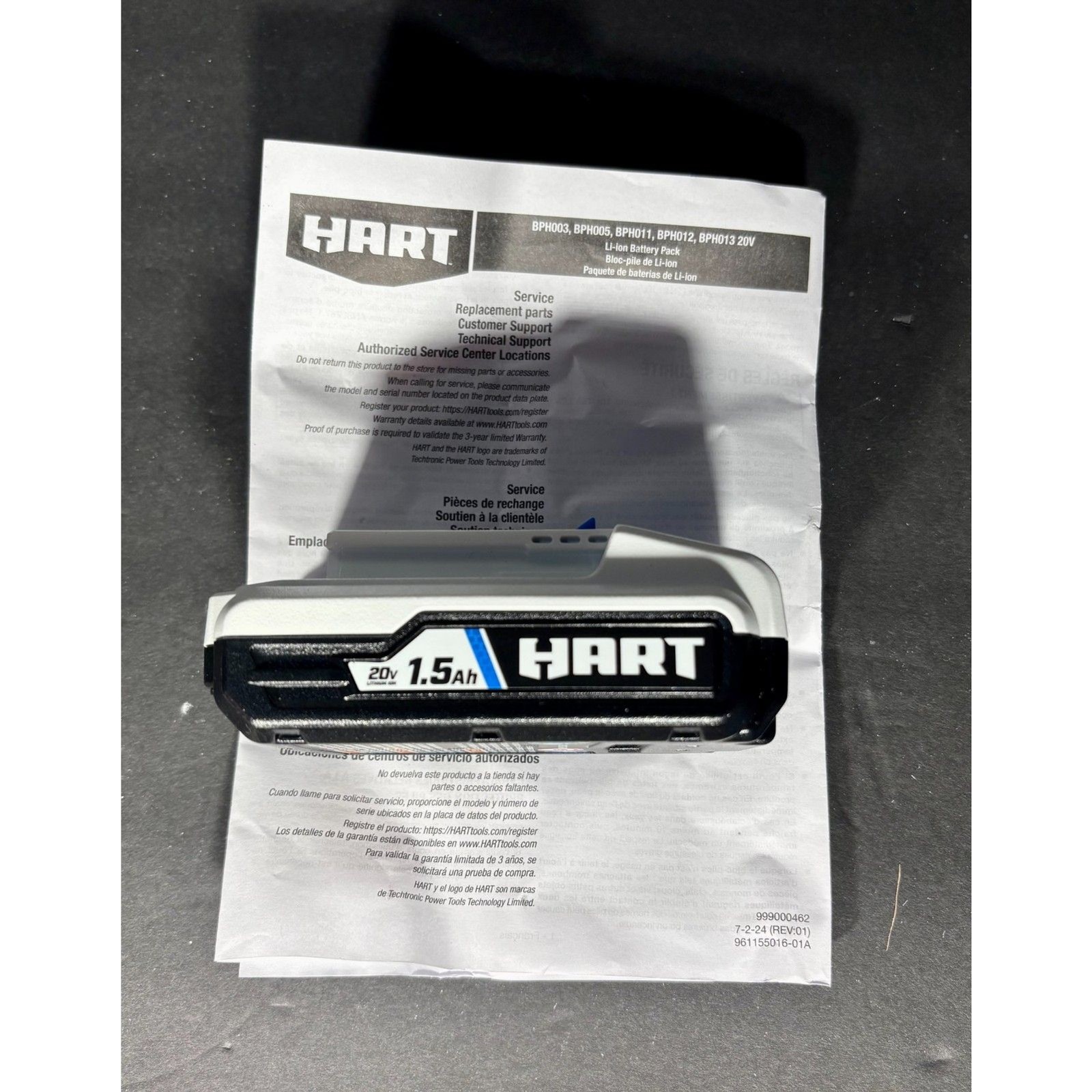 HART 20V 1.5Ah Lithium-Ion Battery Cordless Tool Battery New