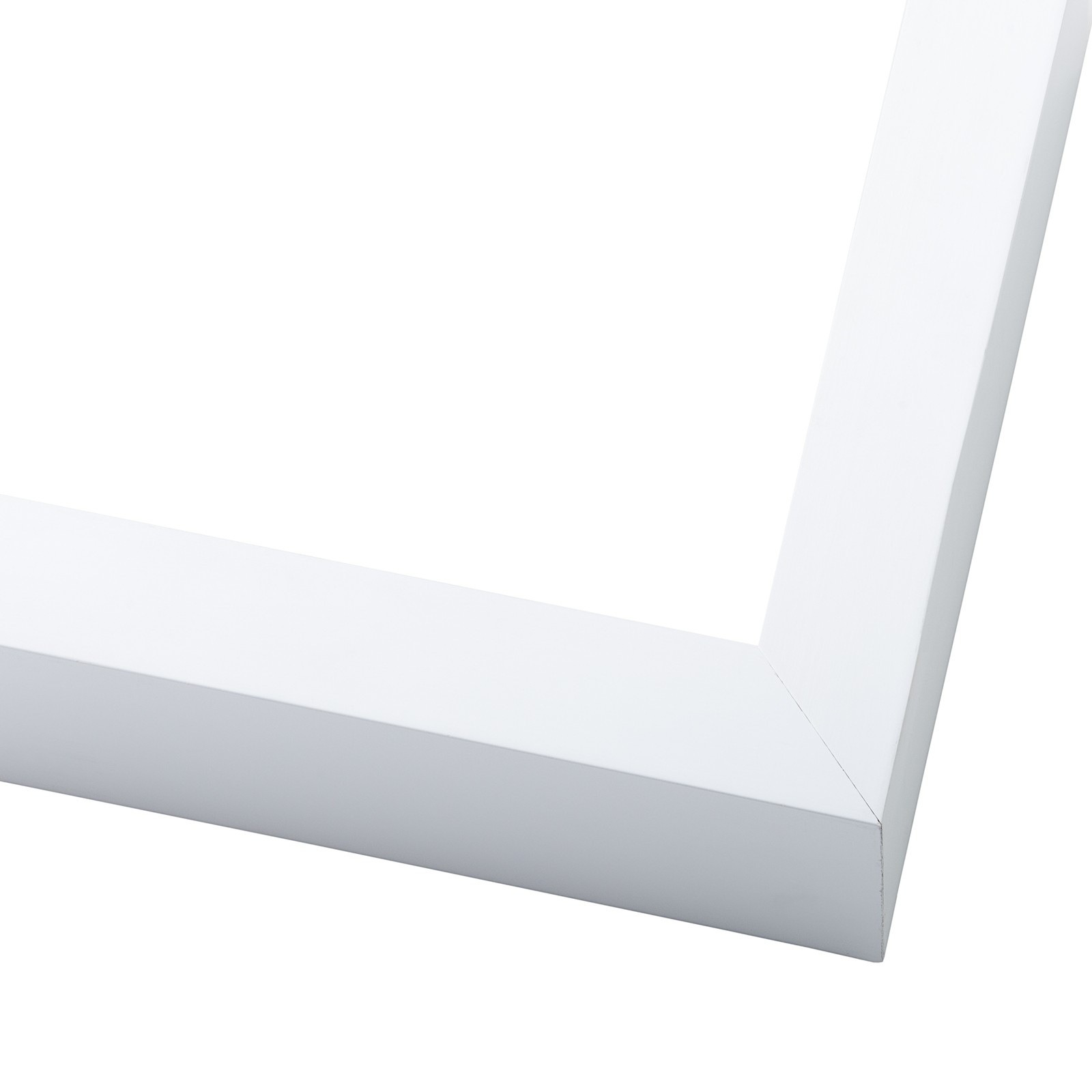 Shadow Box 1.75″ Deep White Picture Frame – UV Acrylic,Backing, Hanging Hardware