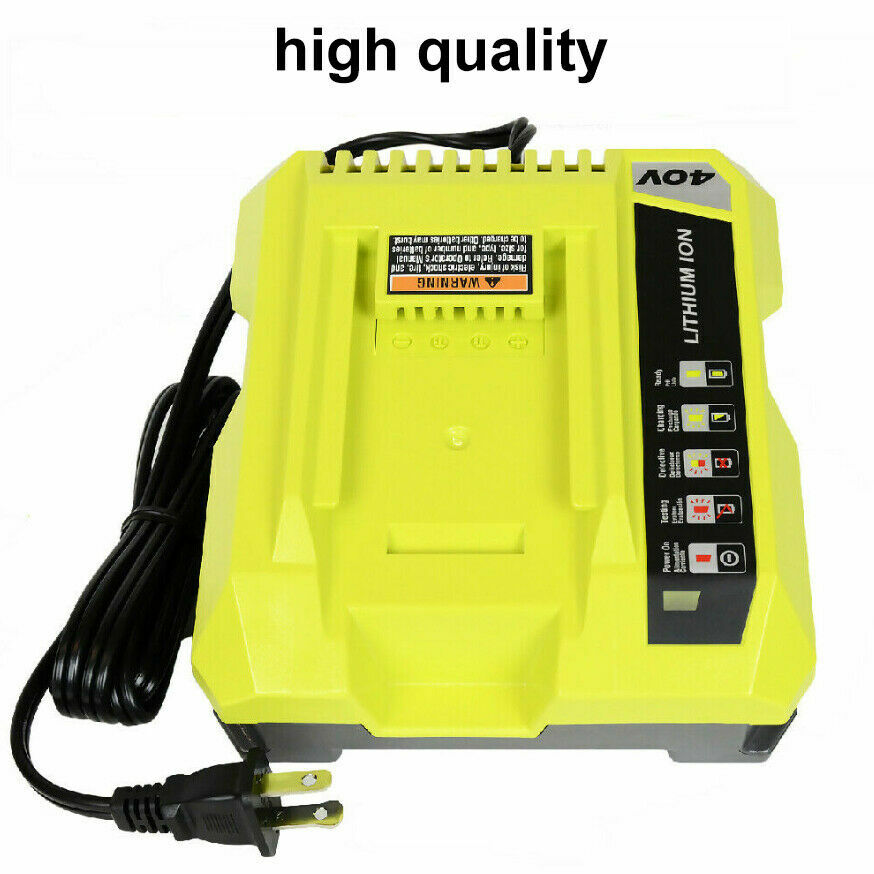 Replace for Ryobi OP401 40V Lithium Battery Charger OP4015 OP4026 OP4030 OP4040