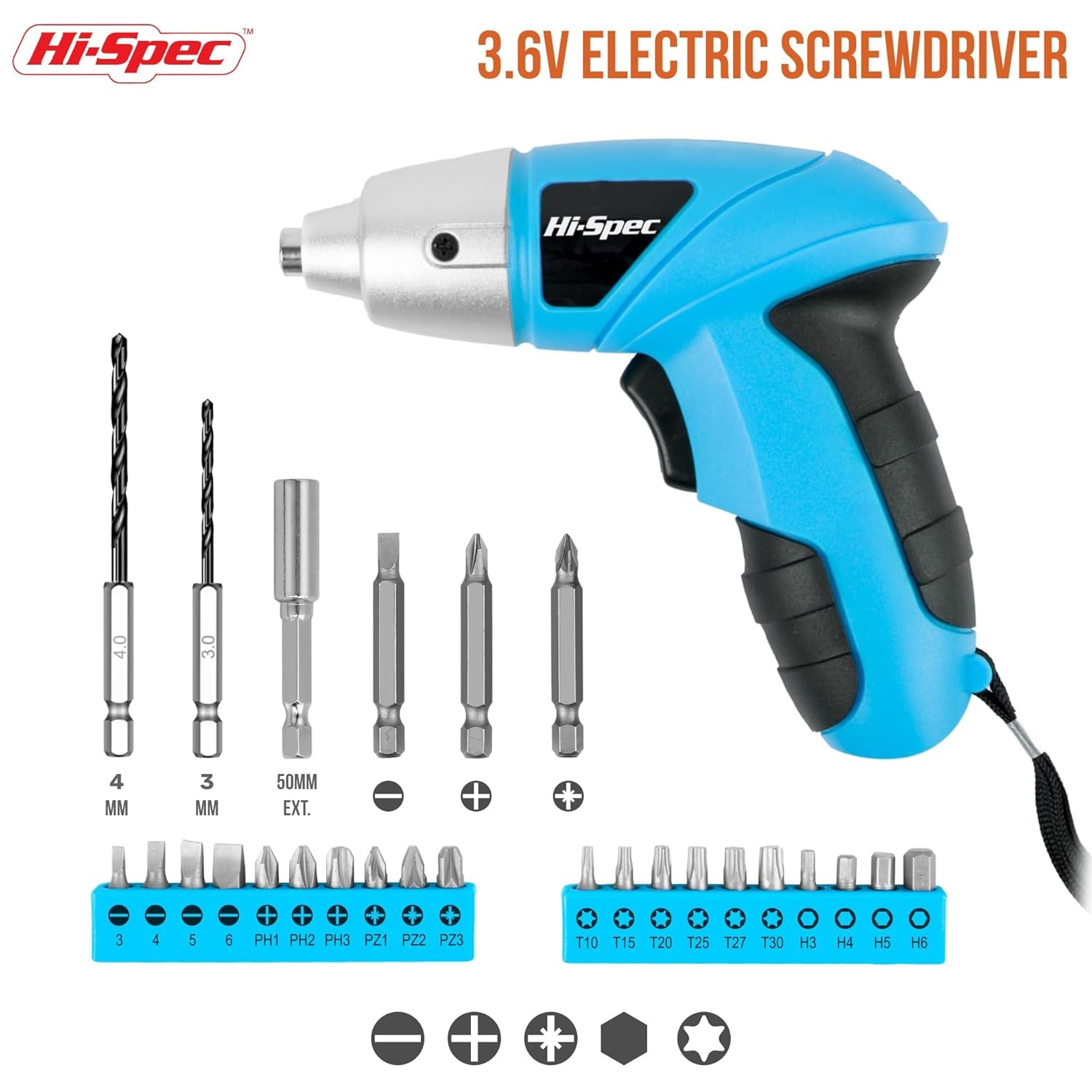 Rechargeable 3.6V Cordless Mini Electric Screwdriver Drill Set 6V Drill Kit