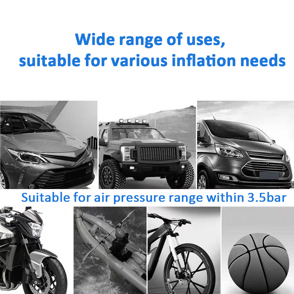 Tire Inflator Car Air Pump Compressor Electric Portable Auto 12V Volt 150 PSI