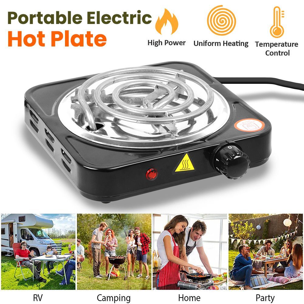 2000W Portable Electric Single Double Burner Hot Plate Cooktop Countertop Stove