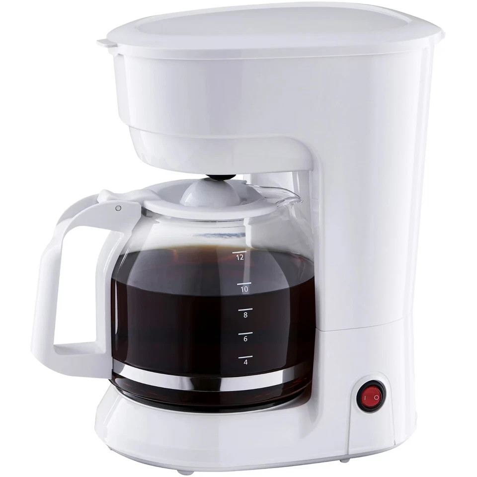 White 12 Cup Drip Coffee Maker – FREE SHIPPING
