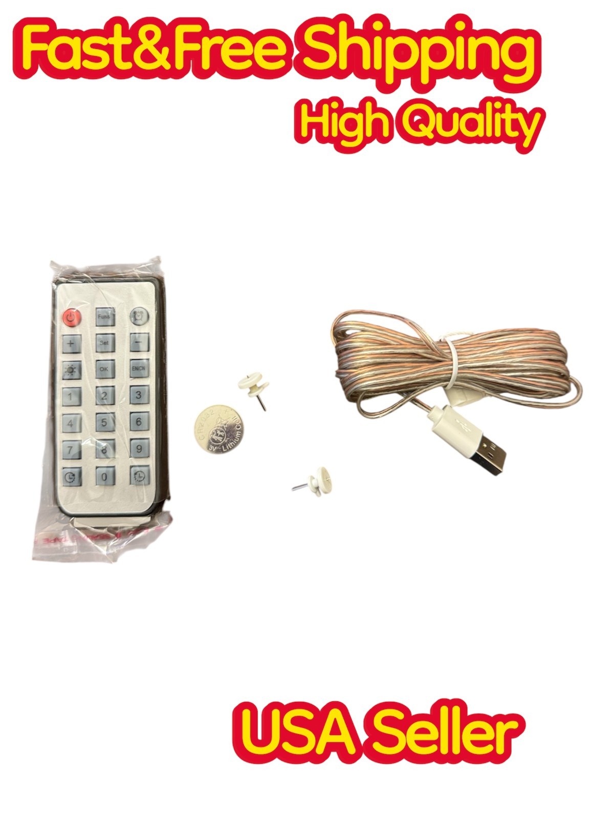 16-inch Digital Wall Clock with Remote Control, Large Display Digital
