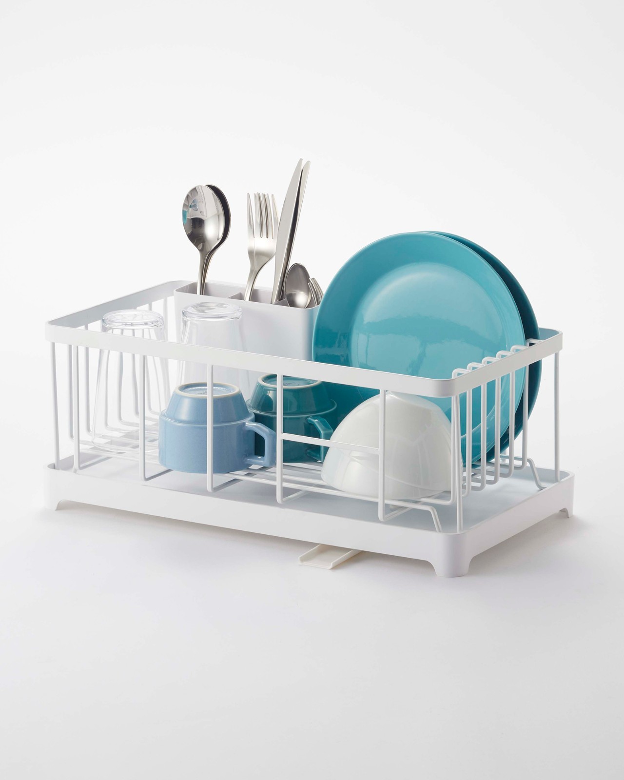 Yamazaki Home TOWER Dish Drainer Rack Space Saving Slim