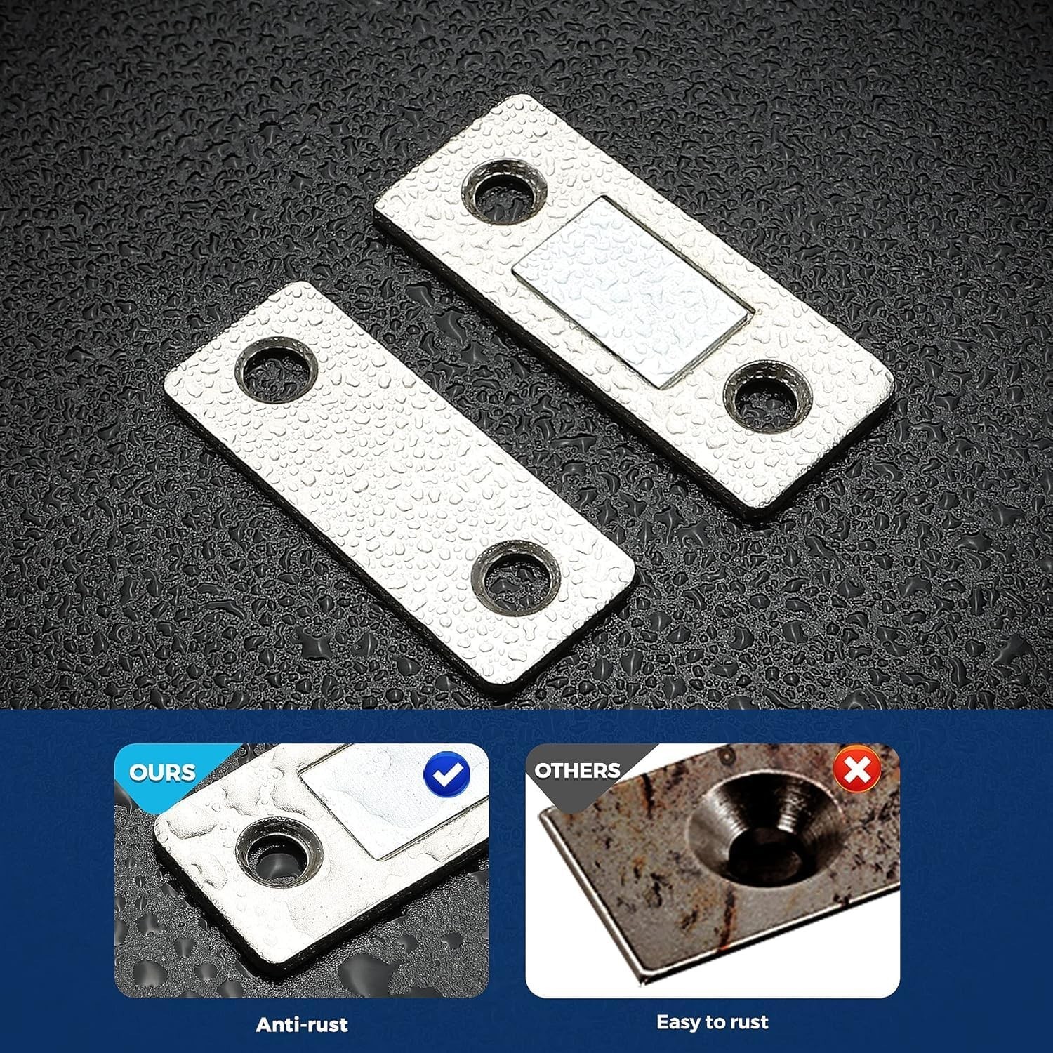 12 Pack Monkey Magnets Ultra-Thin Magnetic Plates Keep It All Shut AS-SEEN-ON-TV