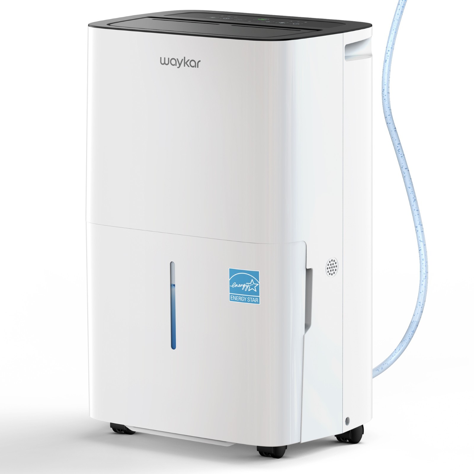 Waykar Energy Star Dehumidifier 150 Pint W/Pump for Home, Basement & Large Space
