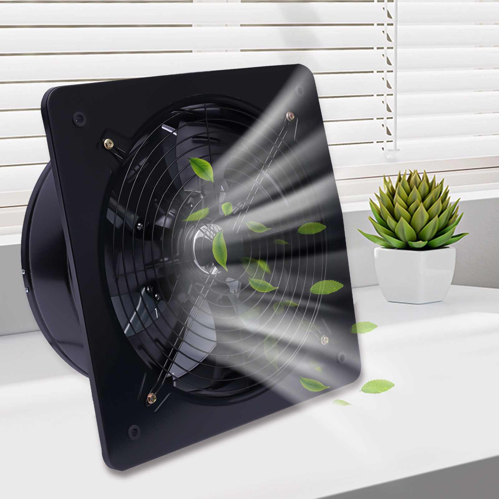 16 Inch Industrial Ventilation Extractor Axial Exhaust Air Blower Fan Commercial
