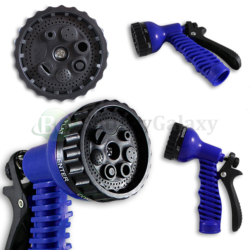Garden Water Hose Pipe Flexible Lightweight 25 / 50 / 75 / 100FT BLUE