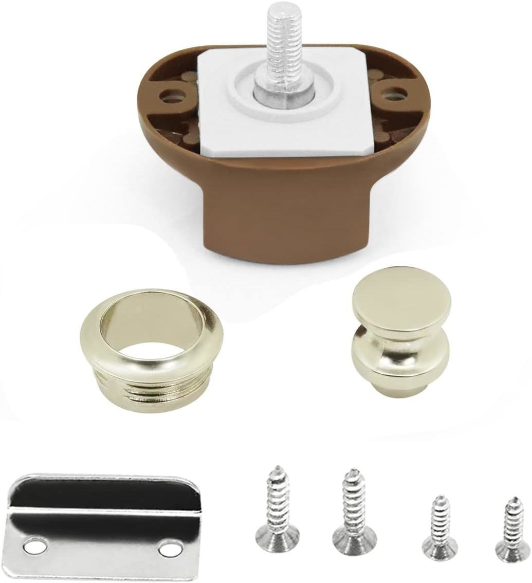 5PCS Push Button Cabinet Latch for RV Camper / Motor home Cupboard Caravan Lock