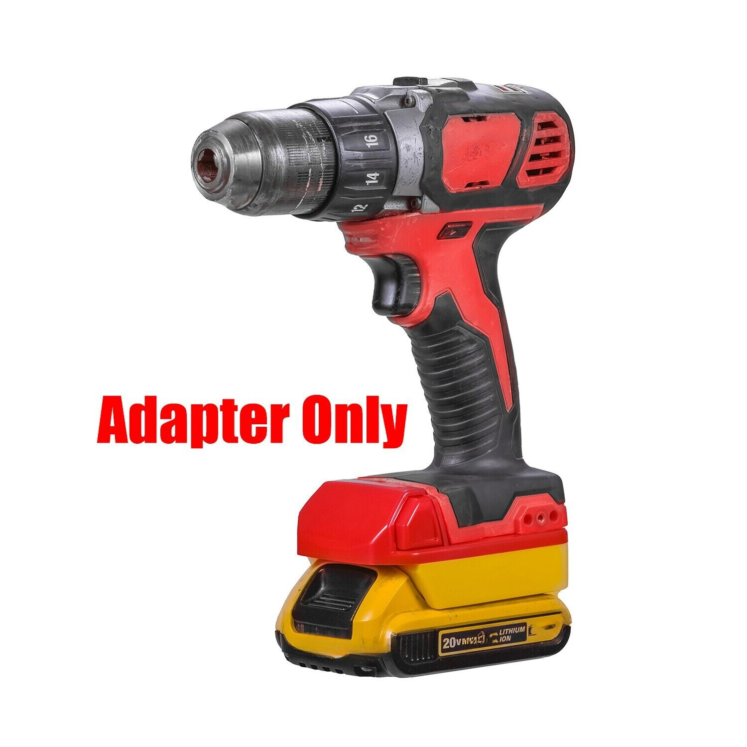 DEWALT 20V XR&DCB-Li-Ion Battery Convert To Milwaukee M18 Adapter- Adapter Only