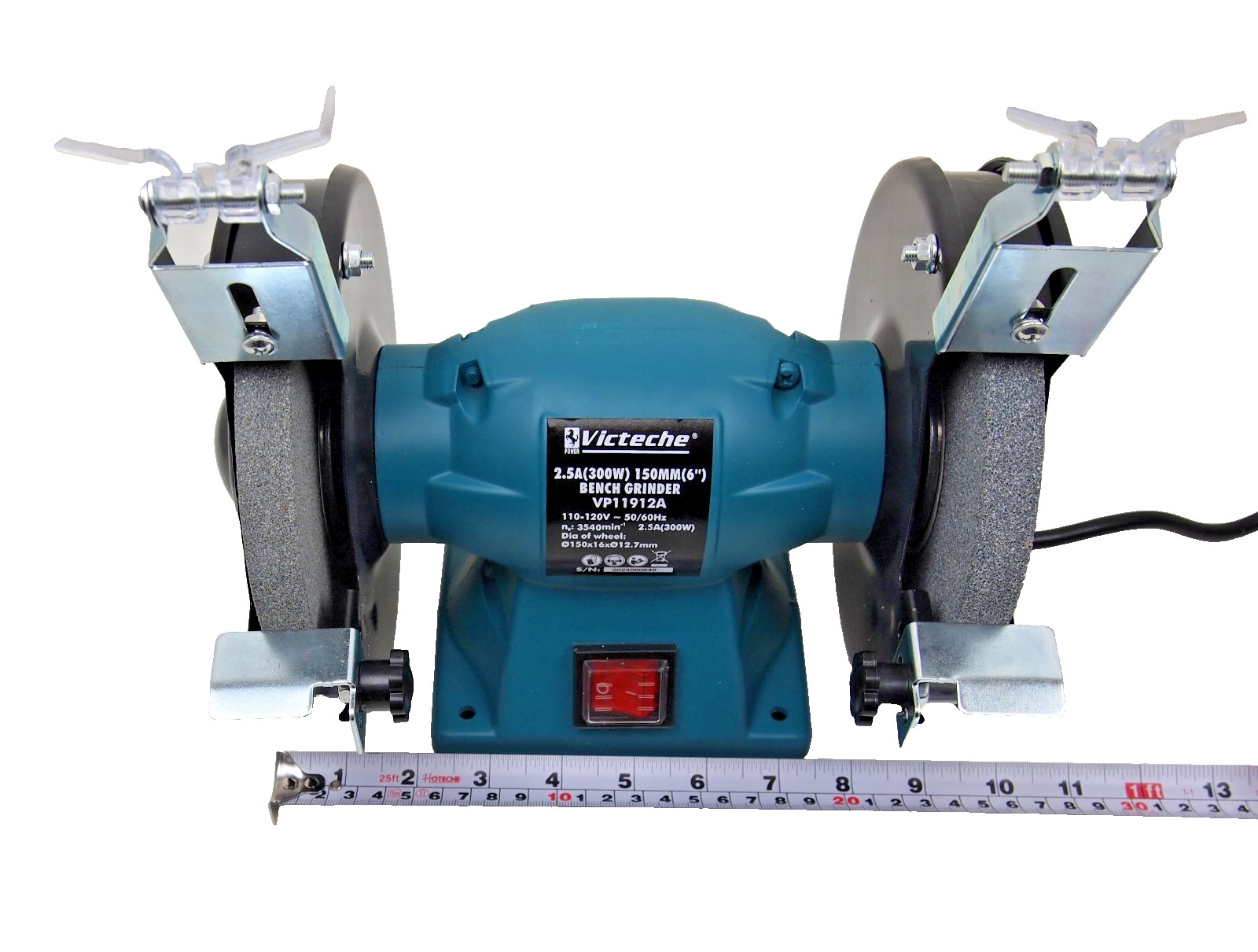 Victeche 6″ Bench Grinder Grinding Polisher 300W VP11912A