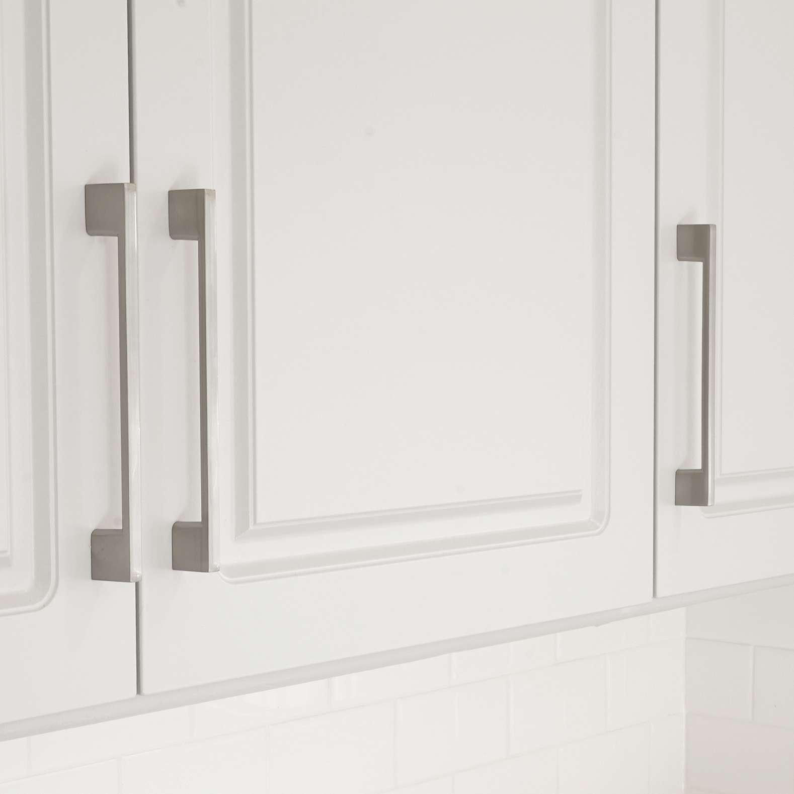 Brushed Nickel Modern Cabinet Handles Bar Pulls Kitchen Bathroom Drawer Hardware