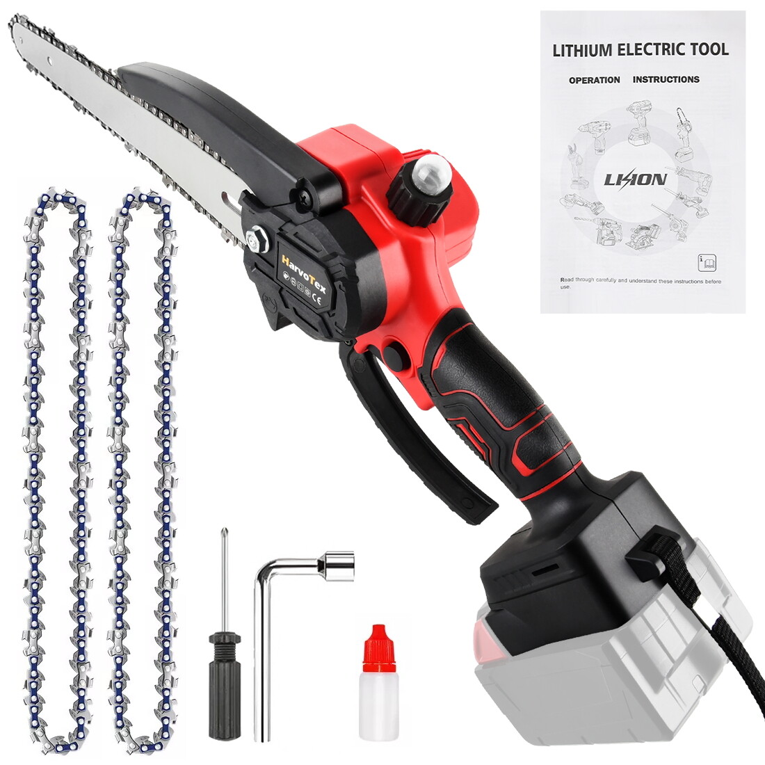 Cordless Mini Chainsaw 8 inch for Milwaukee Powered Wood Cutter NO Battery